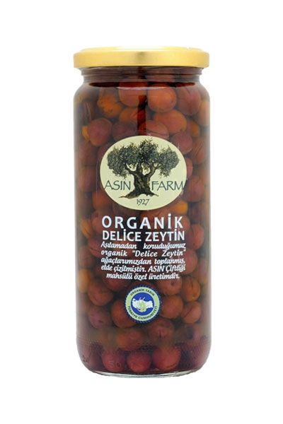Organik Siyah Delice Zeytin (480 gr.)