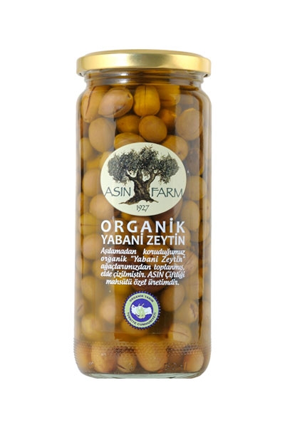 Organik Yeşil Yabani Zeytin (480 gr.)